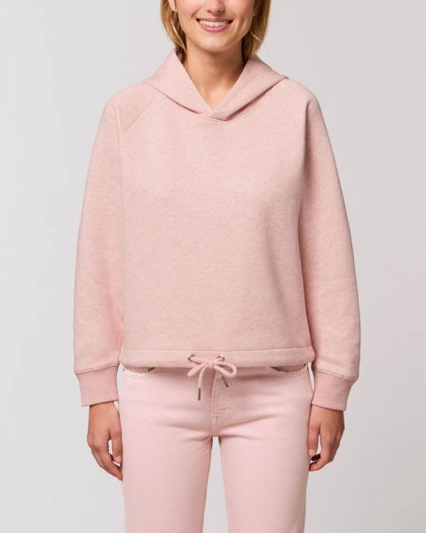 Kurzes Damen Kapuzensweatshirt