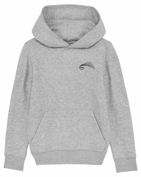 Kinder Hoodie Grau meliert