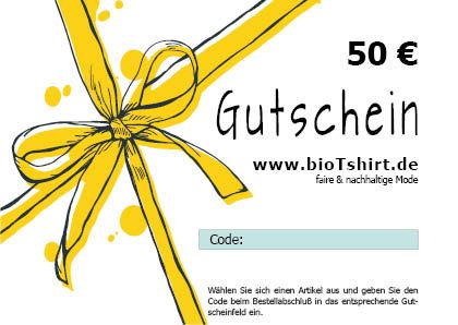 50 Euro Geschenkgutschein