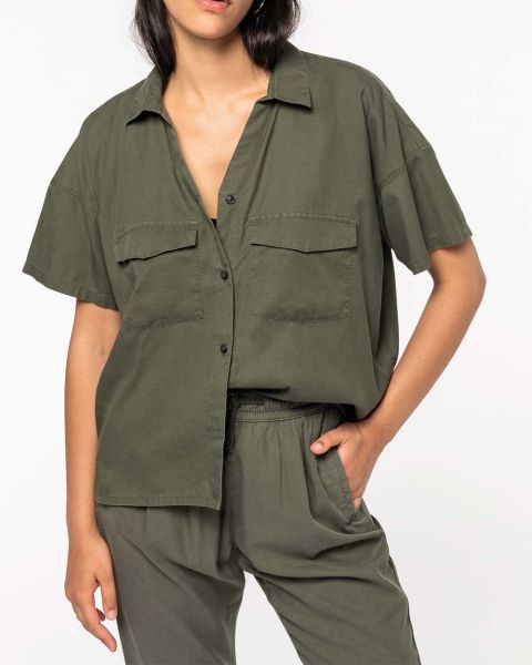 Damenhemd mit Lyocell TENCEL™ Oversize - Modern, Lässig und Nachhaltig