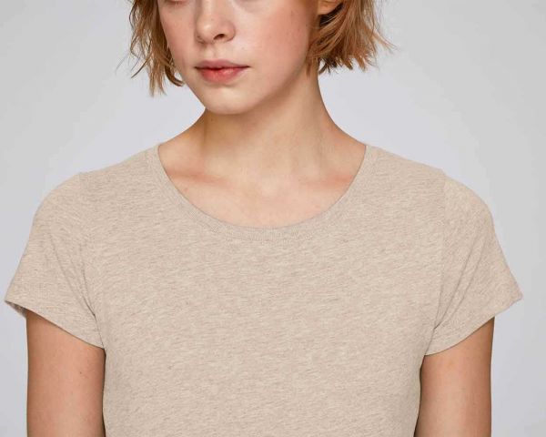 Ada | Damen T-Shirt meliert aus 100% Bio-Baumwolle