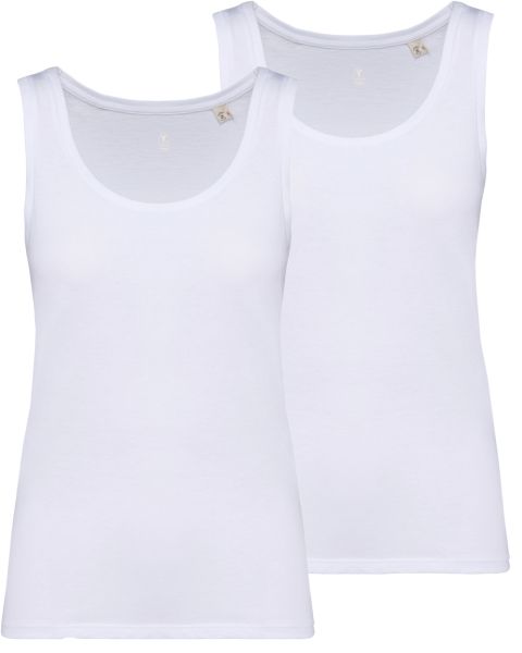 2er Pack Damen Tank Top aus 100% Bio-Baumwolle