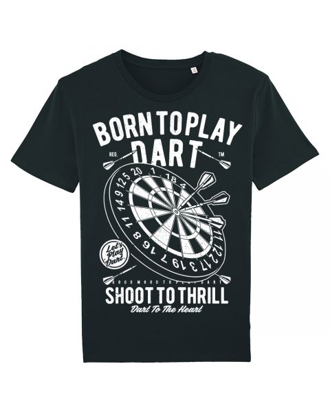 Dart | Herren T-Shirt aus 100% Baumwolle, Born to play Dart