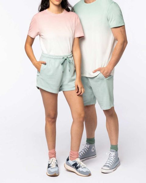 Nachhaltiges Unisex-Dip-Dye-T-Shirt aus Bio-Baumwolle