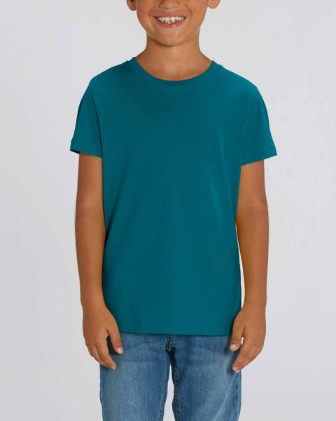 Kinder T-Shirt aus Bio-Baumwolle | Blaue Farben