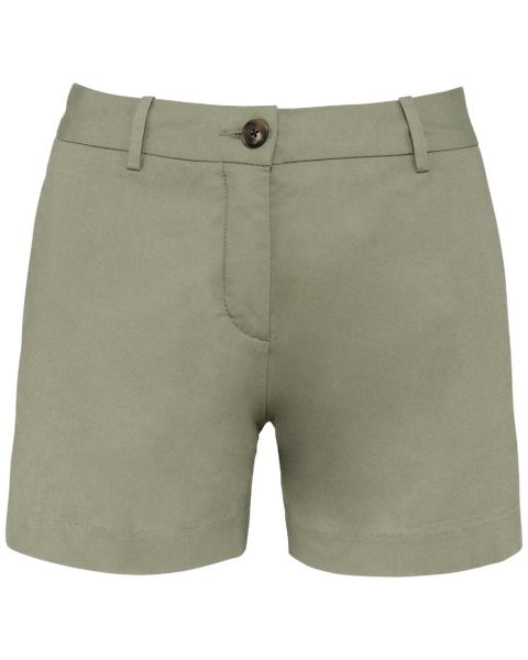 Basic Damenshorts aus Bio Baumwolle mit weicher Haptik