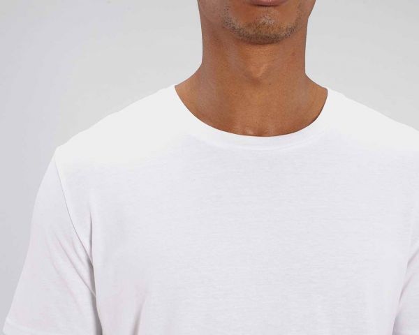 Carl | Basic T-Shirt Weiß, mittelschwer