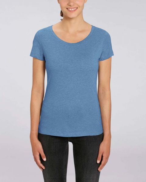 Lotta | Damen T-Shirt meliert | aus leichter Bio-Baumwolle