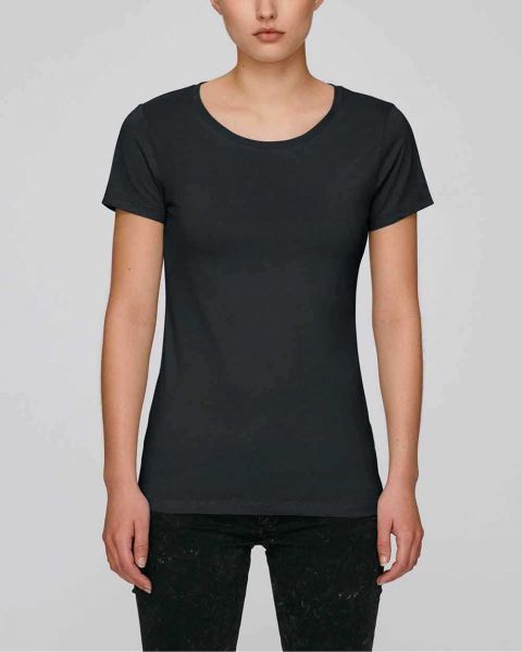 Aki |T-Shirt für Damen aus 100% Bio-Baumwolle in Schwarz