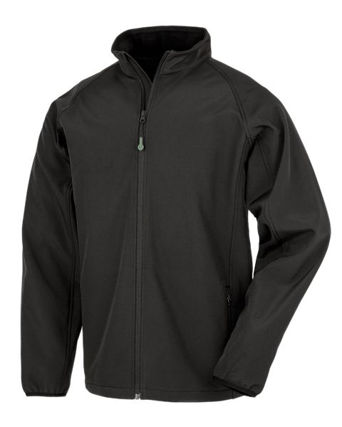 Nachhaltige Softshell Herrenjacke aus 100% recyceltem Polyester