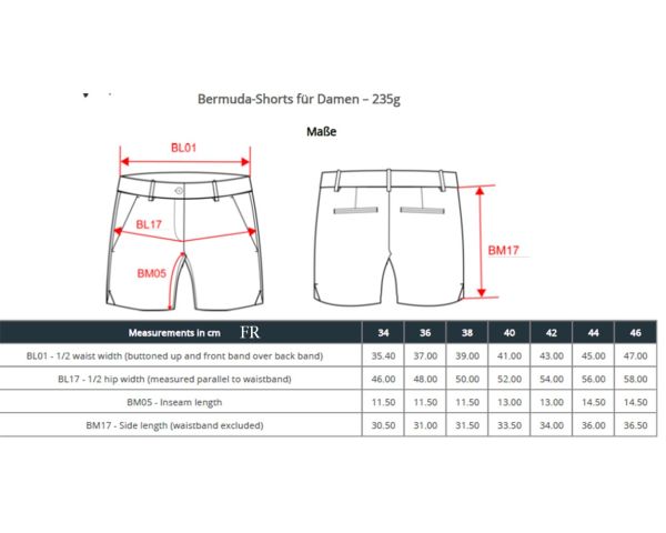 Basic Damenshorts aus Bio Baumwolle mit weicher Haptik