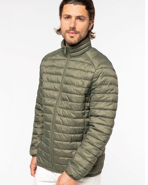 Recycelte Herren Steppjacke leicht aus 100% Recyceltem Polyamid