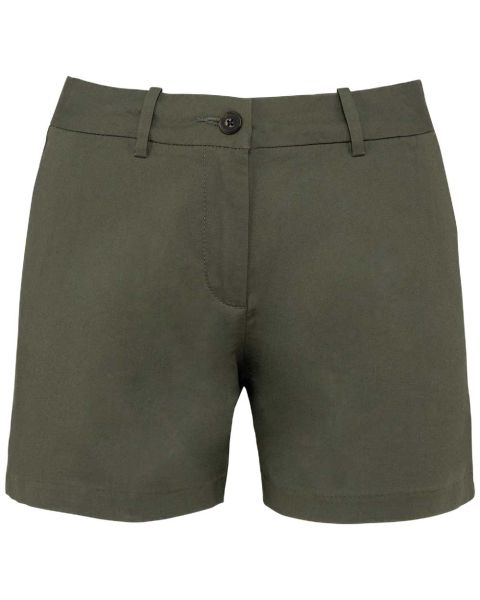 Basic Damenshorts aus Bio Baumwolle mit weicher Haptik