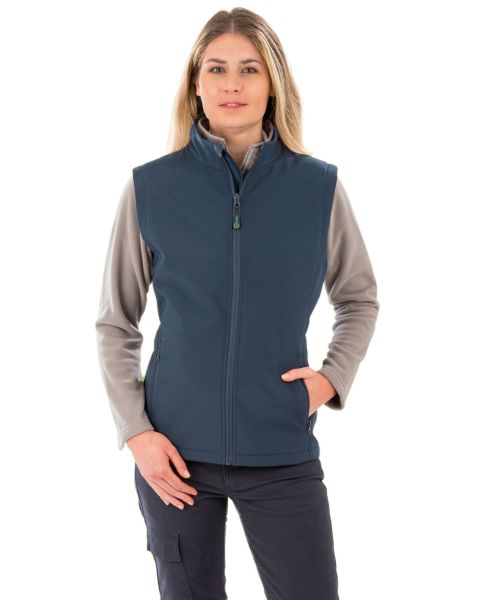 Recycelte Softshell-Weste für Frauen